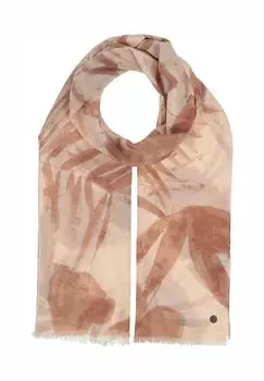 Шарф TROPICAL LEAVES FRAAS, коричневый