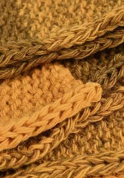 Шарф-труба Neverless, горчично-желтый