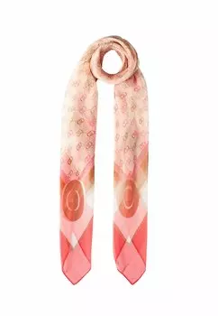 Шарф TUCH MIT LOGO-PRINT LIU JO, розовый