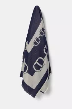 Шарф Twinset, темно-синий
