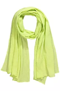 Шарф Ulla Popken Scarf, неоновый зеленый