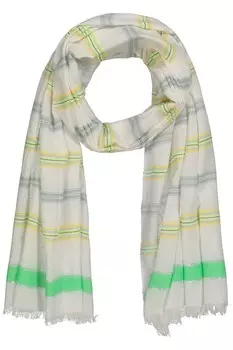 Шарф Ulla Popken, желто-зеленый