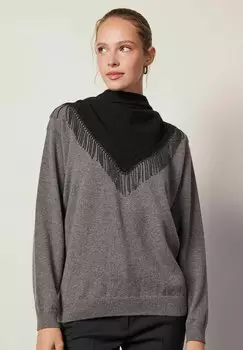 Шарф ULTRASOFT Falconeri, черный