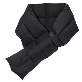 Шарф Uniqlo Heattech Lined Padded, черный