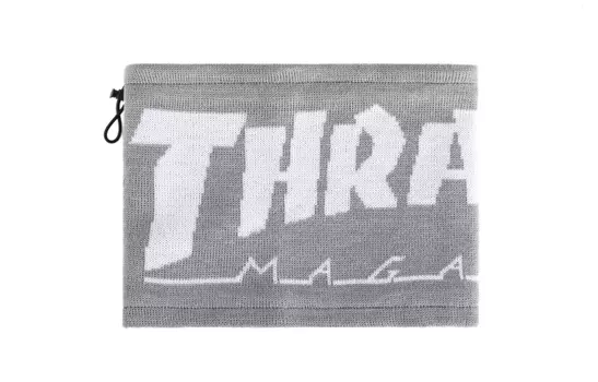Шарф унисекс серые Thrasher, серый