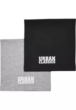 Шарф Urban Classics Scarf, пятнистый серый/черный