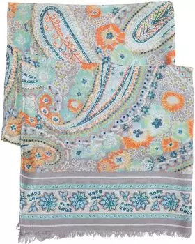 Шарф Vera Bradley Soft Fringe Scarf, цвет Citrus Paisley