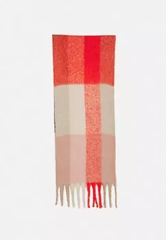 Шарф ВИДУЗИОН ШАРФ VILA, кремовый/коричневый/песочный