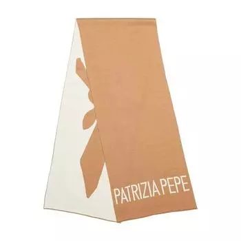 Шарф vita bassa beige & Patrizia Pepe, бежевый