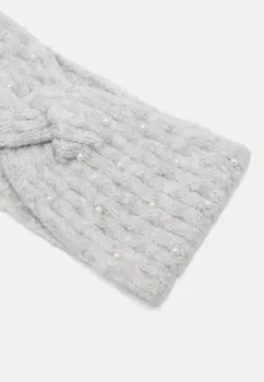 Шарф VMMADDIE EMBELLISH HEADBAND SCARF BOX SET Vero Moda, светло-серый