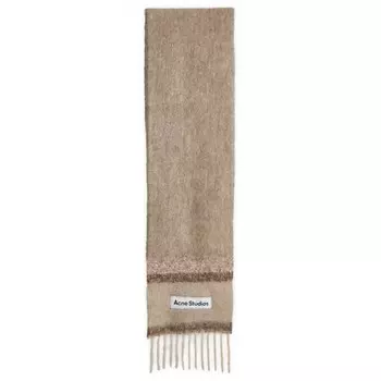 Шарф Вонки Acne Studios, бежевый