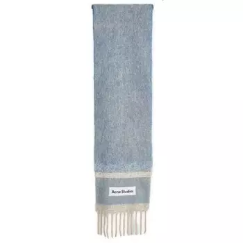 Шарф Вонки Acne Studios, синий