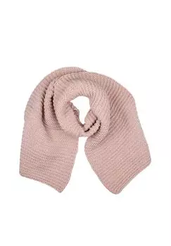 Шарф Вязаный шарф Strick-It, производство Италия Collezione alessandro, розовый