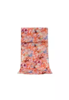 Шарф в горошек ZEBRO, оранжевый