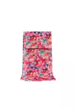 Шарф в горошек ZEBRO, розовый