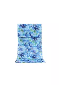 Шарф в горошек ZEBRO, синий