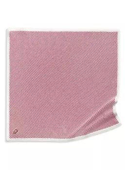 Шарф в полоску Barrie, красный