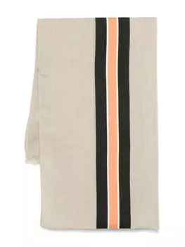 Шарф в полоску DONDUP, коричневый