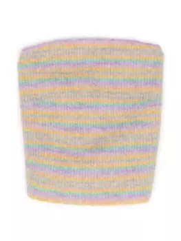 Шарф в полоску Kiko Kostadinov, фиолетовый