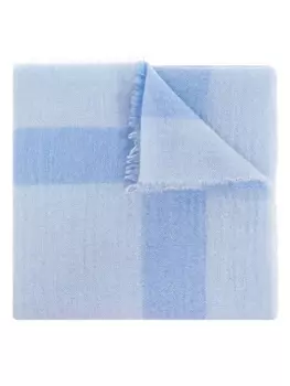 Шарф в полоску Moschino, синий