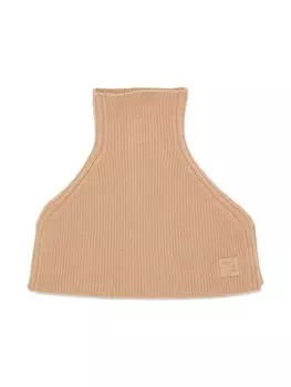 Шарф в рубчик FENDI, коричневый