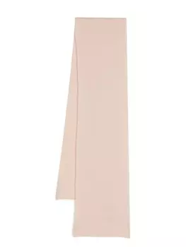 Шарф в рубчик Pringle of Scotland, розовый