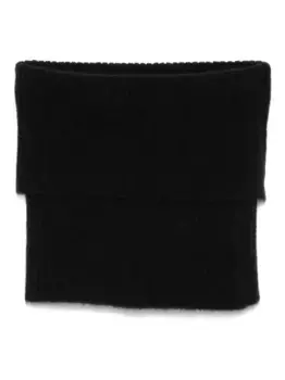 Шарф в рубчик Rick Owens, черный