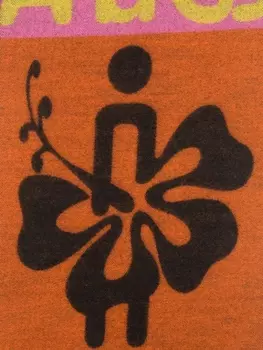 Шарф Walter Van Beirendonck Alowa, оранжевый