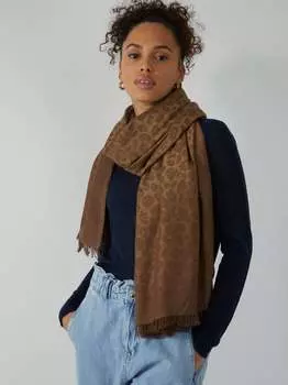 Шарф "веселый народ" Codello, коричневый