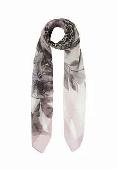 Шарф WITH FLORAL PRINT LIU JO, розовый