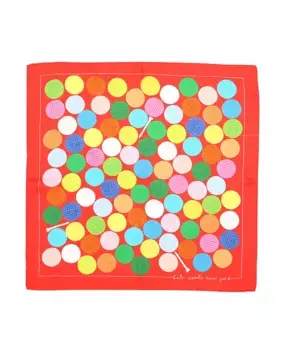 Шарф Women's Golf Balls Silk Bandana kate spade new york, мультиколор