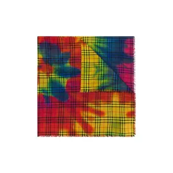 Шарф вязаный Burberry мужской, многоцветный