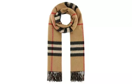 Шарф вязаный Burberry Unisex, хаки