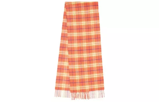 Шарф вязаный мужской Burberry, оранжевый / желтый