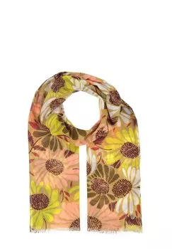 Шарф XL FLOWER FRAAS, золотой