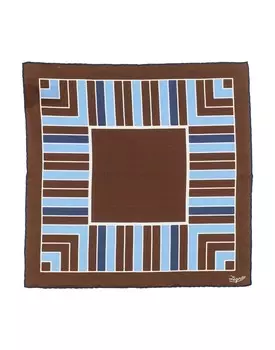 Шарф Zegna, темно-коричневый