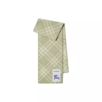 Шарф женский Burberry, серый / зеленый