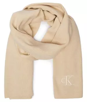 Шарф женский Calvin Klein Jeans однотонный, экрю