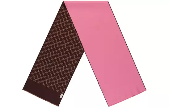 Шарф женский Gucci, розовый / коричневый