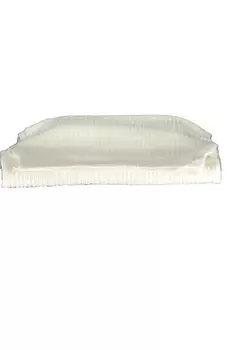 Шарф женский Guess Jeans вязаный с пайетками, белый