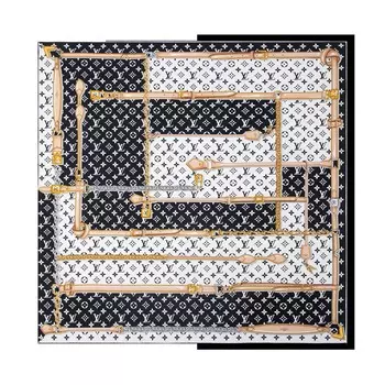 Шарф женский Louis Vuitton, черный