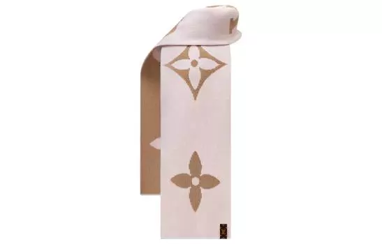Шарф женский Louis Vuitton, розовый / коричневый