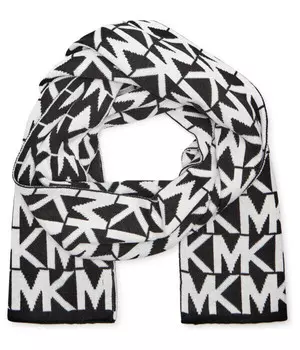Шарф женский Michael Kors с монограммой логотипа, белый