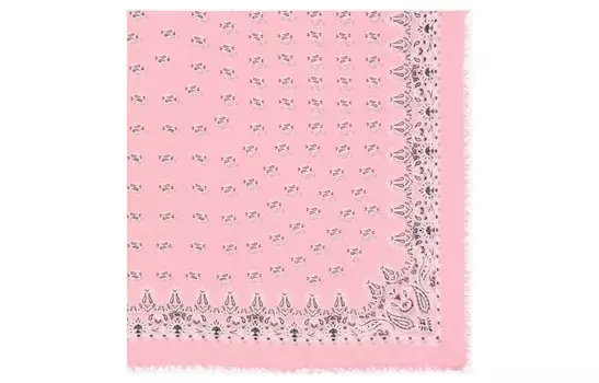 Шарф женский Saint Laurent, розовый