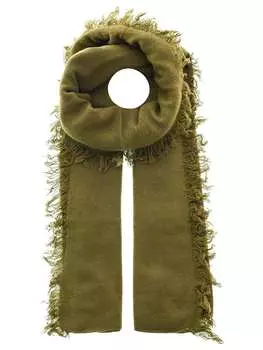 Шарф Zwillingsherz, цвет khaki - (l)190 x (b)75 cm