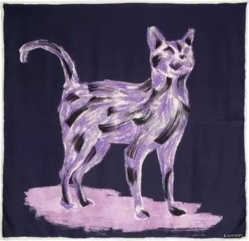 Шарфы Lanvin, синий