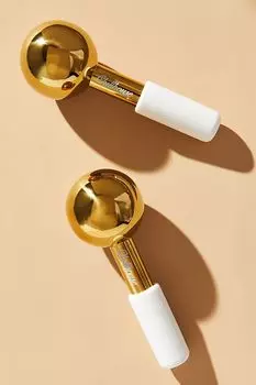 Шарики Chillhouse для ледяного массажа лица, золотой