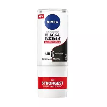 Шариковый антиперспирант 50мл Nivea, Black&White Max Protection