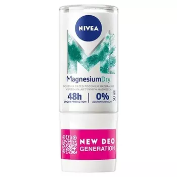 Шариковый антиперспирант Magnesium Dry Fresh, 50 мл, Nivea