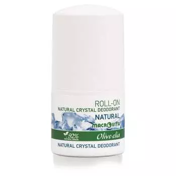 Шариковый дезодорант MACROVITA OLIVE-ELIA с натуральными кристаллами НАТУРАЛЬНЫЙ